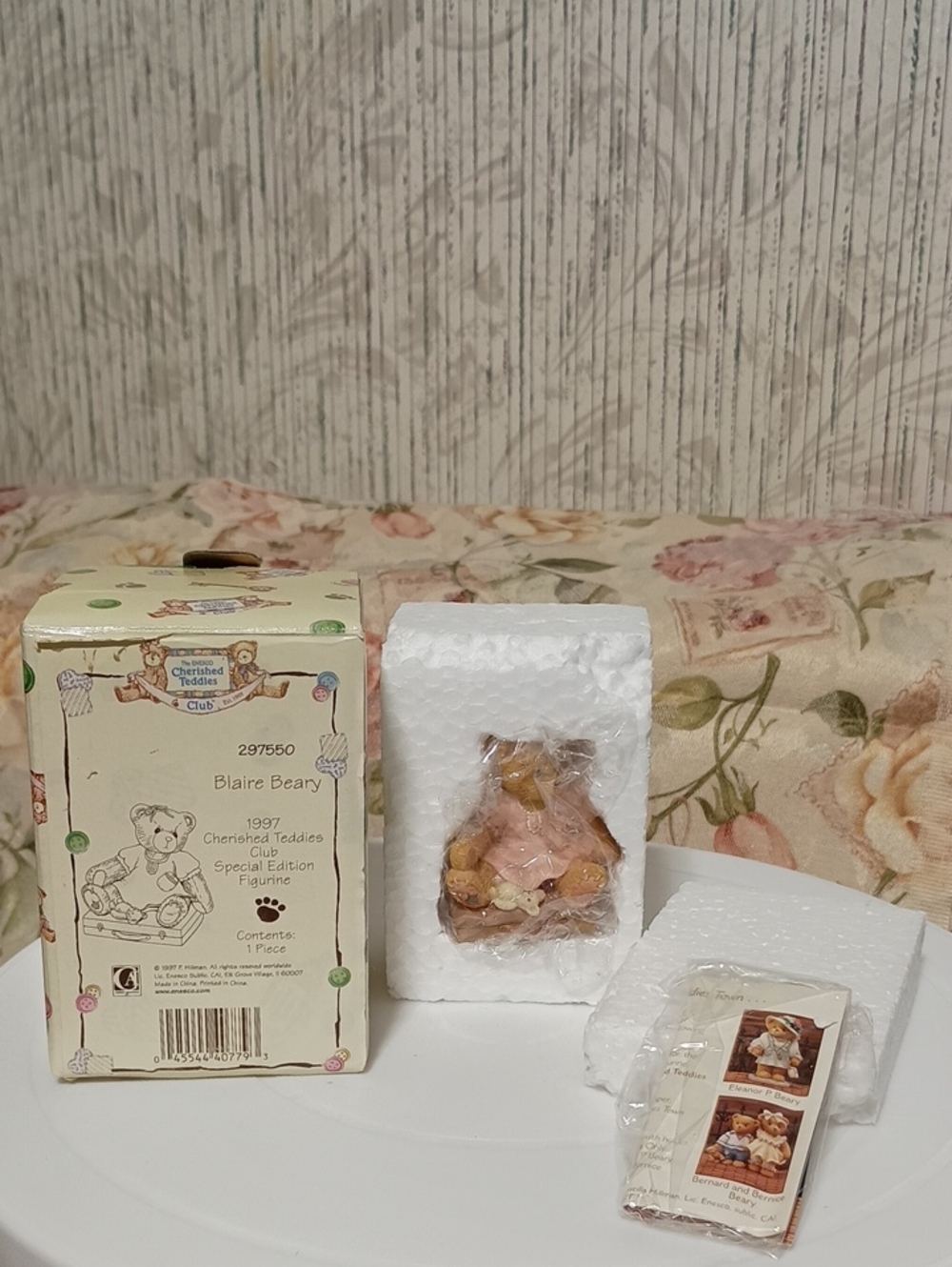 Cherished Teddies Club Special Edition Blaire Beary Figurine 1997